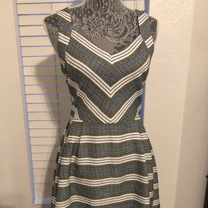 Chevron Design Dress Size M